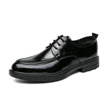 Pointed Toe Lace up Formal Wedding Groom Business Dress Shoes Oxfords Classic Design Hot Selling Men Shoes