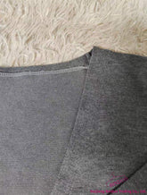 Plain Versatile Base Sweater V-neck Short Knit Cardigan Slim-fit Long Sleeve Short Top