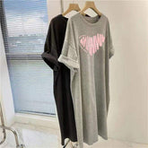 Best Sale Short-sleeved Dress Simple Casual Dresses Loose Women's Dresses