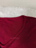 2026 Korean Summer Women Ribbed T-shirt V Neck Drawstring Short Sleeve Top Ruffle Cuff Slim Fit Casual Knitted Tee Shirts