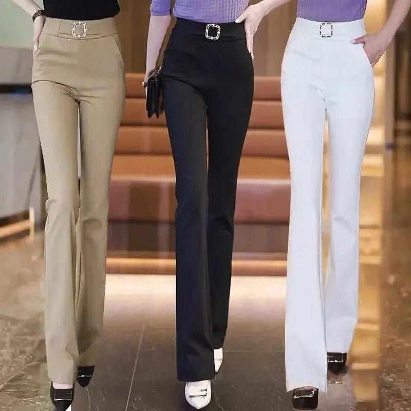 Elegant Harem Pants Casual Simple Suit Pants High - waisted Long Pants - Zeprah
