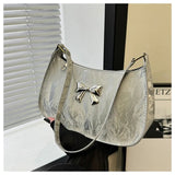Elegant Shoulder Bag Delicate Fashionable Arm Candy Light - Weight Bow Bag - Zeprah