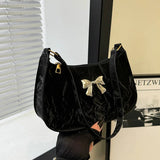 Elegant Shoulder Bag Delicate Fashionable Arm Candy Light - Weight Bow Bag - Zeprah