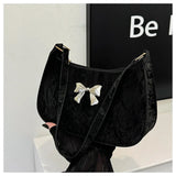 Elegant Shoulder Bag Delicate Fashionable Arm Candy Light - Weight Bow Bag - Zeprah
