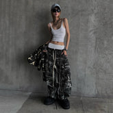 Euro American Style Women's White Short Patchwork Crop Top V - neck Sports Bra Sleeveless Tank Top Breathable Quick Dry - Zeprah