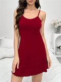 European American New Style Sexy Lingerie Women's Camisole Slim Fit Comfortable A - Line Elastic Waist Women's Pajamas - Zeprah