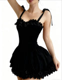 European American Style Sexy Summer Nightdress Women's Skinny Collarless Chest Pad Comfortable Sweet Style Loungewear - Zeprah
