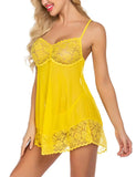 European and American New Style Sexy Breathable Sheer Lace Mesh Camisole Nightdress - Zeprah