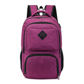 European Market Recycled Polyester School Travel Business Laptop Backpack Unisex Handiness USB Charger Port Waterproof - Zeprah