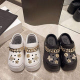 Stylish Comfortable 2025 Summer Platform Sandals for Women with Bling Rhinestone and Thick Sole