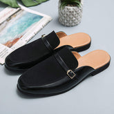 Fashion Design Comfortable Summer Backless Dress Shoes Men Mules Casual Home Slippers