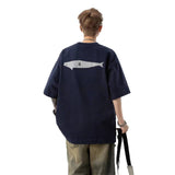 230 g Cotton Men's Stylish Oversized Casual T-Shirt with Unique Graphic Print, Breathable Crew Neck Tee