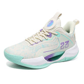 Premium Breathable Mesh Upper Sports Sneakers Responsive EVA Midsole Hollowed Sole High Traction Outsole Basketball Shoes