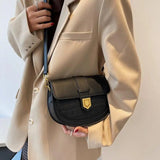 Fashion Acrylic Chain Messenger Shoulder Bag Womens Bags Design Stone Saddle Handbags - Zeprah