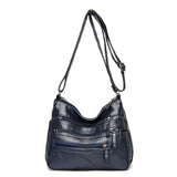 Fashion Luxury Unisex Handbag Messenger Shoulder Bag with Zipper Closure Letter Decoration Waterproof - Zeprah