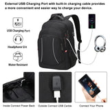 Fashion Polyester Oxford Anti Theft Usb Charging Men Back Pack Backpacks Notebook Bags Business Laptop Backpack - Zeprah