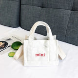 Fashion Small Letter Design Single Shoulder Shopping Bag Practical Mini Handbags for Women - Zeprah