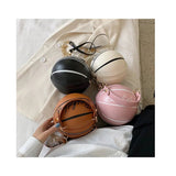 Fashion Women's Mini Tote Handbags Creative Basketball Inspired Shoulder Messenger Bag with Zipper Closure Small Personalities - Zeprah