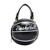 Fashion Women's Mini Tote Handbags Creative Basketball Inspired Shoulder Messenger Bag with Zipper Closure Small Personalities - Zeprah