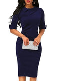 Fashion Womens Office Lady Formal Business Work Party Pencil Casual Dresses - Zeprah