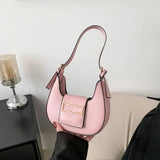 Fashionable Shoulder Bag Versatile Chic Armpit Bag Popular Moon - Shaped Bag - Zeprah