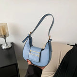 Fashionable Shoulder Bag Versatile Chic Armpit Bag Popular Moon - Shaped Bag - Zeprah