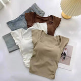 Fashionable tank Slim - fit Plain Sleeveless Tops Modern Going Out Tops - Zeprah