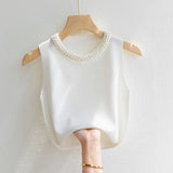 Fashionable tank Top Knitted Camisole Casual Going Out Tops - Zeprah