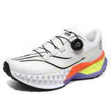 Lace Free Dial Closure System Knitted Upper Durable Rubber Outsole Responsive Cushioning Trail Running Shoes for All Terrain