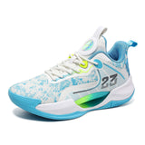 Premium Breathable Mesh Upper Sports Sneakers Responsive EVA Midsole Hollowed Sole High Traction Outsole Basketball Shoes