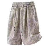 New Arrival Mens Honeycomb Waffle Knit Shorts Thick Braided Draw Cord Elastic Waist Loose Casual Gym Five Inch Shorts