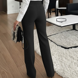 Wide-Leg Tailored Trousers – High-Waist Design