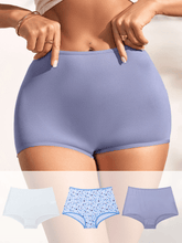 Full Coverage Boyshort Panty – Seamless Design in Periwinkle - Zeprah