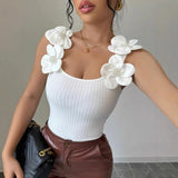 Gentle Tank Top for Women Fashionable Popular Cropped Top Premium Quality Going Out Tops - Zeprah