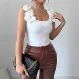Gentle Tank Top for Women Fashionable Popular Cropped Top Premium Quality Going Out Tops - Zeprah