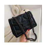 Handbags Fashion Lock Shoulder Messenger Bags Carving Machine Routerll Chains Tote Bag New Polyester - Zeprah