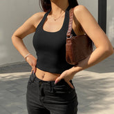 Hanging Neck Hot Spicy Sexy Crop Top Camisoles Women's tank Tops - Zeprah