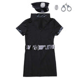 Hat Handcuffs Badge Sexy Uniform Temptation Role Play Policewoman Uniform Suit - Zeprah