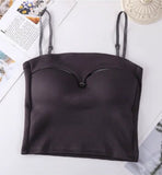 High Quality Club Wear Sexy Camisole Cute Tops 2024 New Arrivals Women's Tank Top - Zeprah