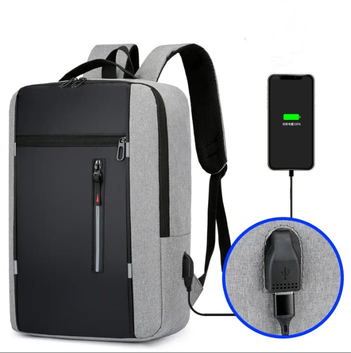 High Quality USB Multifunctional Schoolbag Computer Charging Backpack with Travelling Laptop Feature for Students - Zeprah