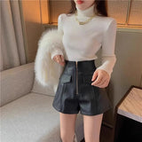 High Waist Chaparoon Versatile Shorts Fashionable Leggings - Zeprah