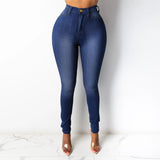 High Waist Slim Fit Pencil Pants Jean Women Jeans Casual Denim Trousers Loose Straight Harlan Pants for Women - Zeprah