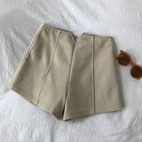 High Waist Tweed Shorts Versatile Shorts Popular A - line Boot - pants - Zeprah