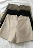 High Waist Tweed Shorts Versatile Shorts Popular A - line Boot - pants - Zeprah