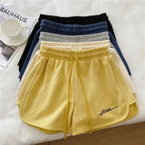 High Waisted Casual Lounge Girls Shorts Jersey Women's Shorts With Pockets - Zeprah