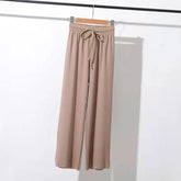 High - waisted Straight - Leg Trousers Casual Comfortable Trousers Versatile Slacks - Zeprah