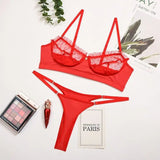 Hot Sexy Spicy Bennett Nightwear Bra & Brief Sets Women Female Lingerie - Zeprah