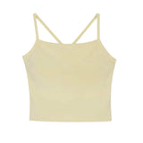 Innocent - Seductive Style Tank Top Padded Bowknot Women's Tanks Camis Hollow - out Design Best - selling Halter Top - Zeprah