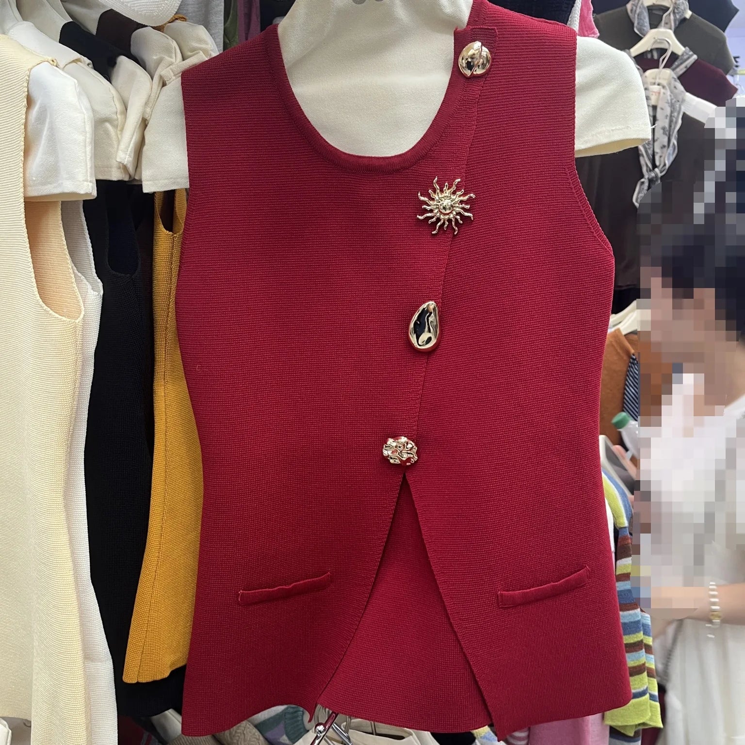 K - pop Hot Girl Dance Vest Ribbon Women Special Designed 5 - color Daily Outfit Lady Sleeveless O - neck tank Top - Zeprah