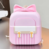 Kindergarten Elementary School Student Backpack Sweet Bow Breathable Lightweight Boys Girls Eggshell New Children's Bag - Zeprah